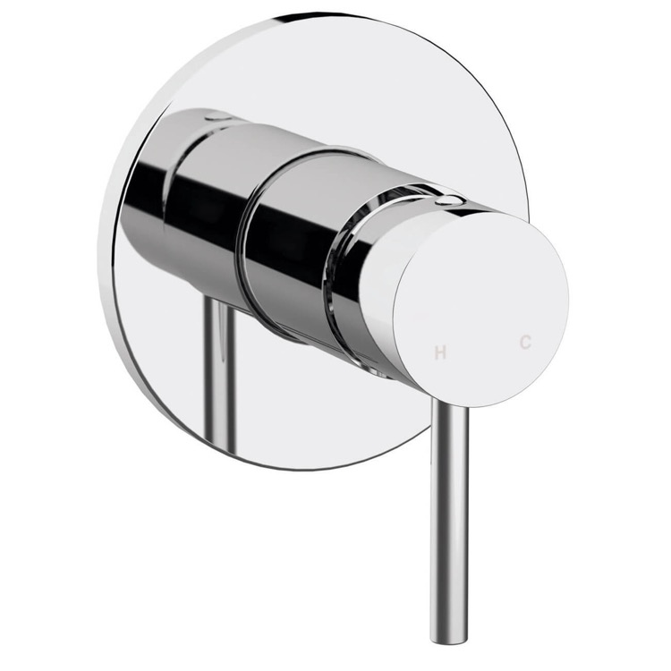 Remer X30-CR Polished Chrome Wall Mounted Shower Mixer